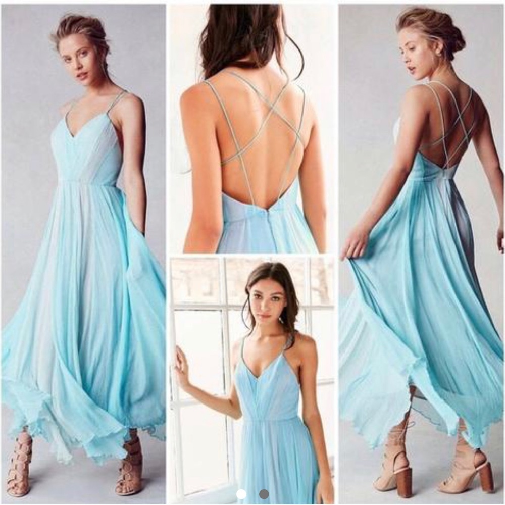 waterfall chiffon dress kimchi blue